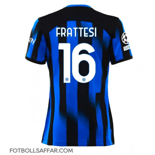 Inter Milan Davide Frattesi #16 Hemmatröja Dam 2023-24 Kortärmad